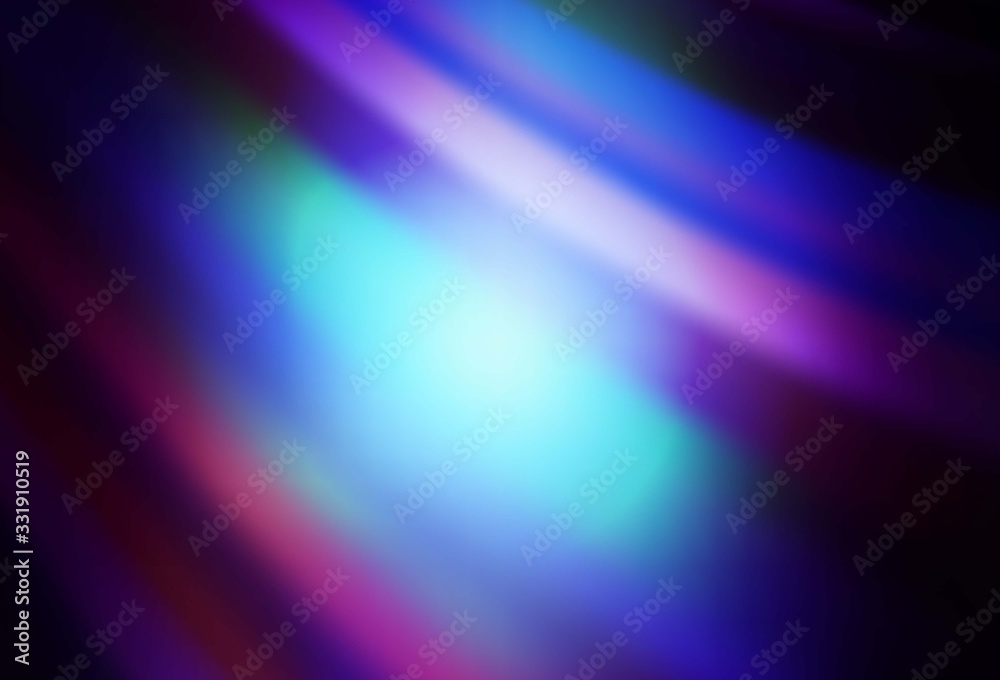 Dark Pink, Blue vector blurred background.
