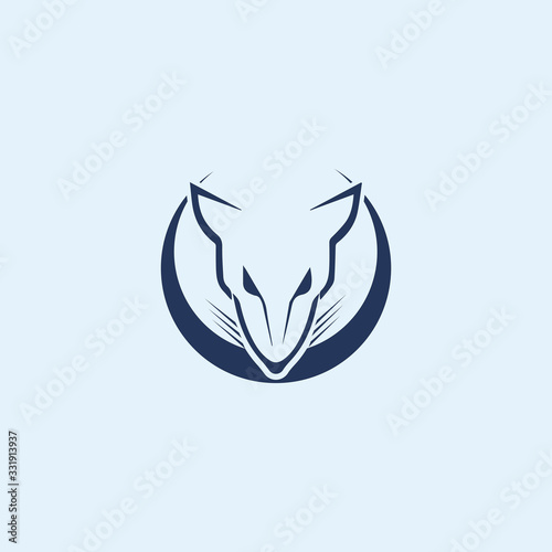 Rat logo vector design templates