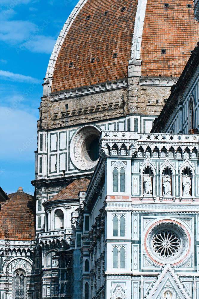 The Basilica of Santa Maria del Fiore in Florence, Italy