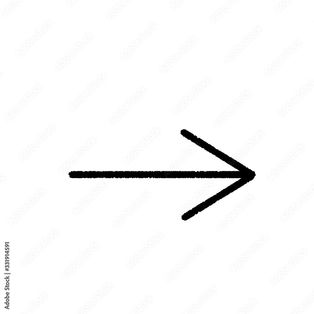direction arrow icon. Raster illustration