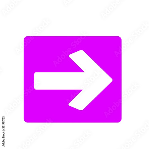 Free Download direction arrow icon. Raster illustration - GFXLoad