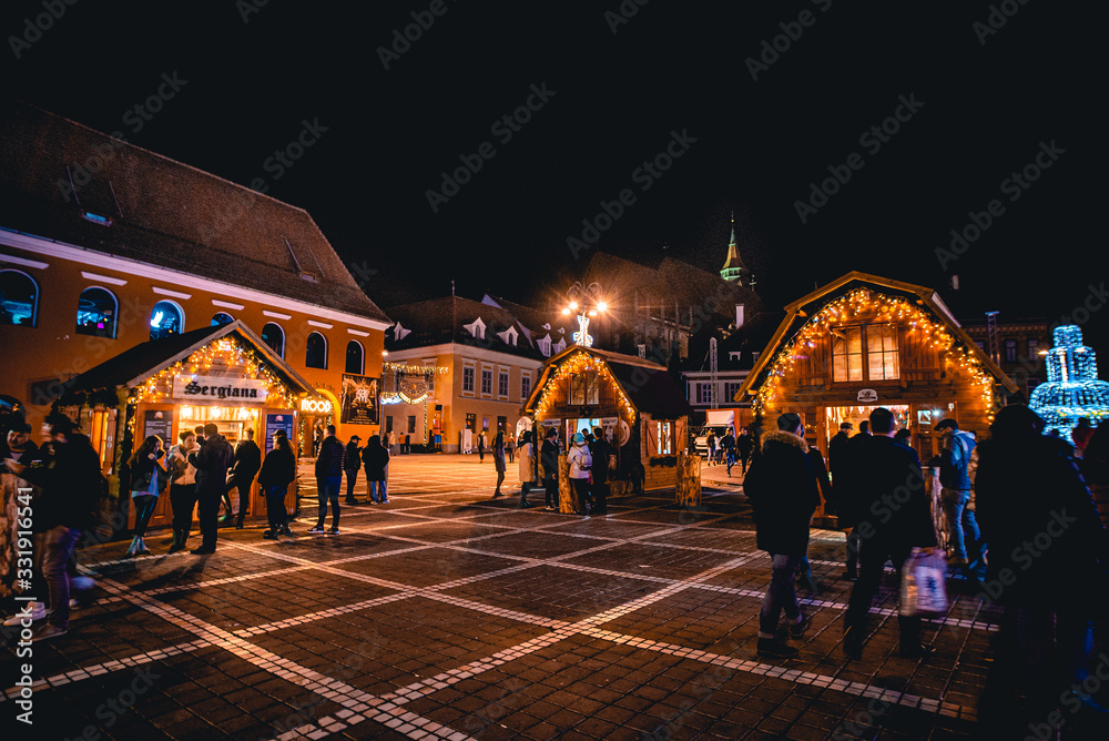 Chirstmas fair market at Brasov, Romania