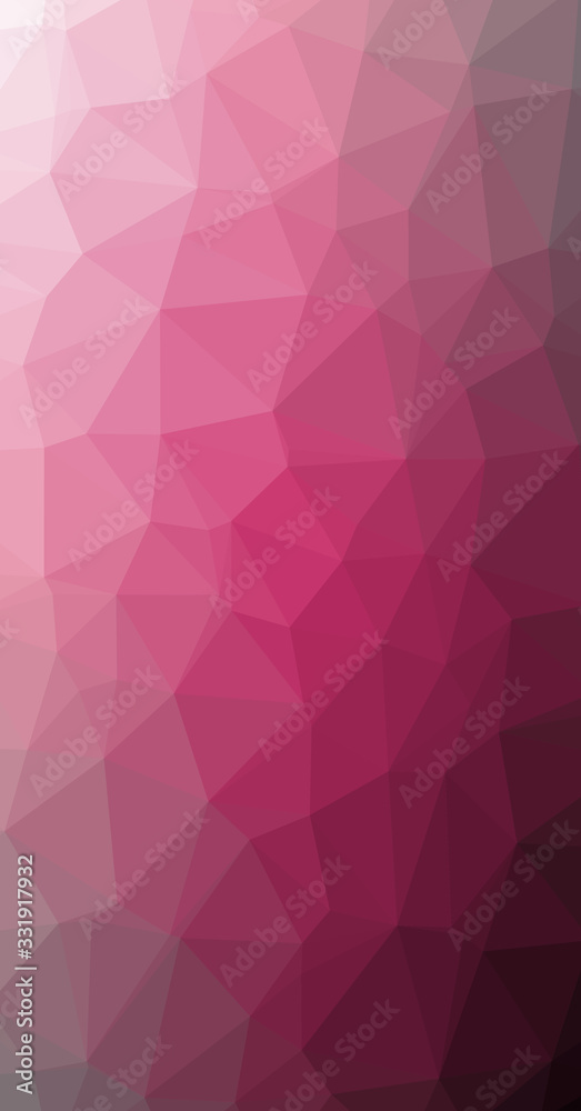 Fototapeta premium Low Polygonal Computation Art background illustration