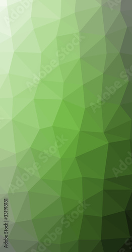 Low Polygonal Computation Art background illustration