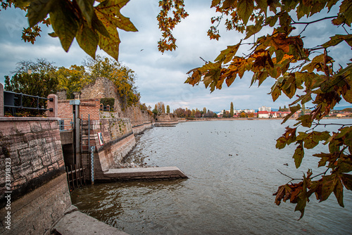 Lake of Tata  Hungary in autumn