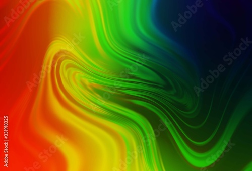 Dark Multicolor vector colorful blur background. Colorful illustration in abstract style with gradient. The best blurred design for your business.