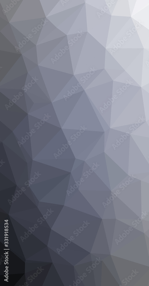 Low Polygonal Computation Art background illustration