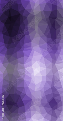 Low Polygonal Computation Art background illustration