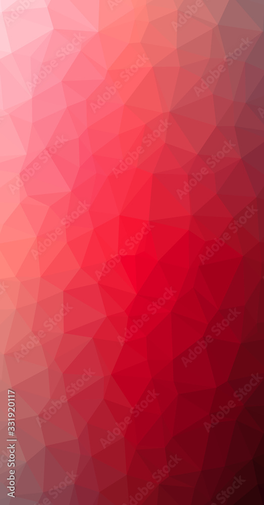 Fototapeta premium Low Polygonal Computation Art background illustration