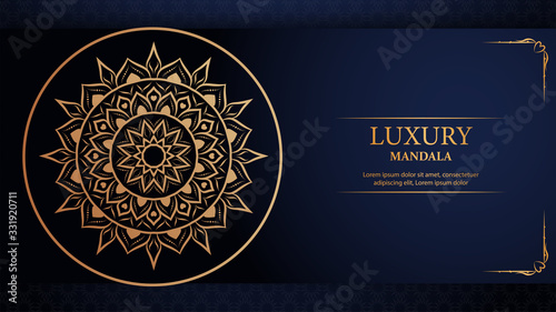 Luxury mandala arabesque ornamental background © Design Studio