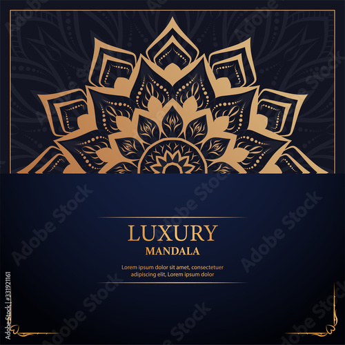 Luxury mandala arabesque ornamental background