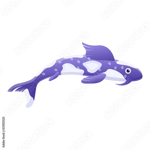 Chinese fish icon. Cartoon of chinese fish vector icon for web design isolated on white background