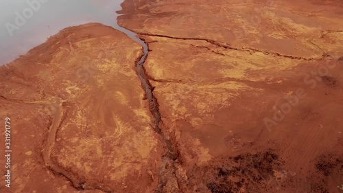 Wallpaper Mural Red soil with reflections in Blue River Provincial Park in New Caledonia. Torontodigital.ca