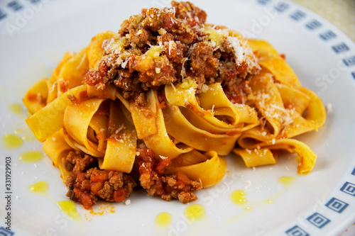 Tagliatelle with Bolognese ragout