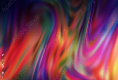 Dark Blue, Yellow vector colorful blur backdrop. An elegant bright illustration with gradient. Completely new design for your business.