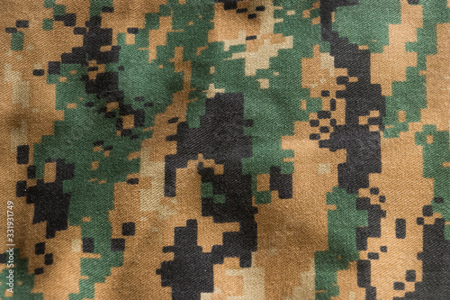 US marine marpat digital camouflage fabric texture background, Nylon, Cotton, Marpat.