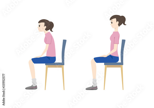 腰に負担がかからない座り方