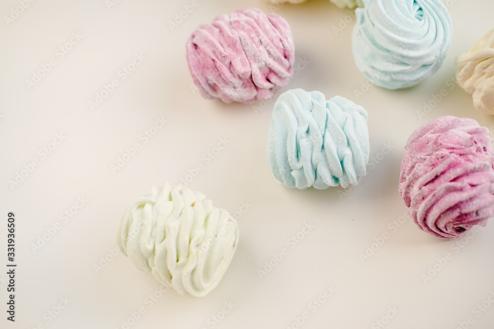 marshmallows are handmade. natural sweets . marshmallows are handmade. natural sweets .