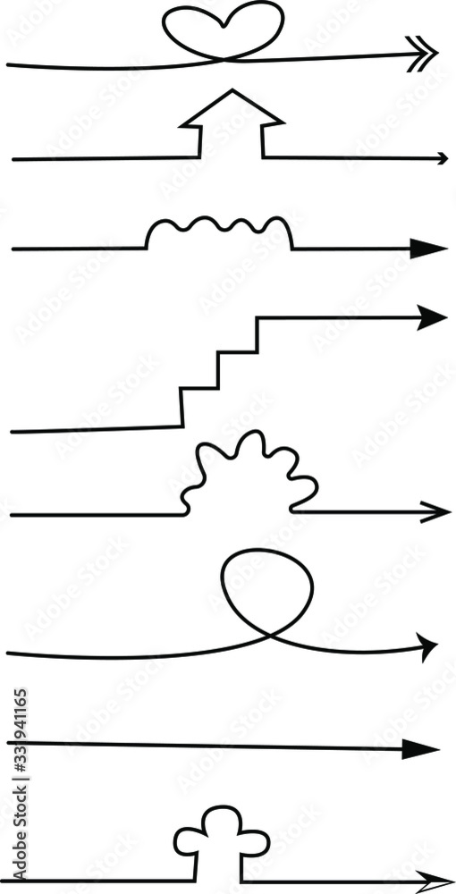 Hand drawn arrows set made in vector.collection set, style different, vector illustration, graphic design lines for wedding invitations.set black of underline strokes. Vector doodle design elements. Hand drawn arrows set made in vector.collection set, style different, vector illustration, graphic design lines for wedding invitations.set black of underline strokes. Vector doodle design elements.