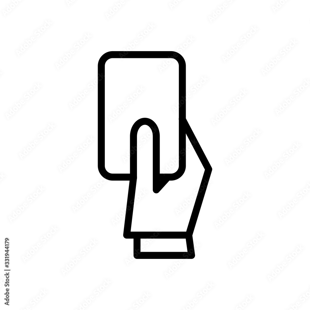 red yellow card soccer referee icon vector red yellow card soccer referee icon vector