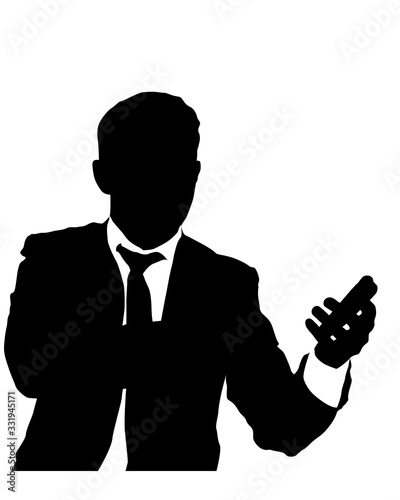 Suit man on the phone 3