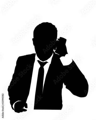 Suit man on the phone 4