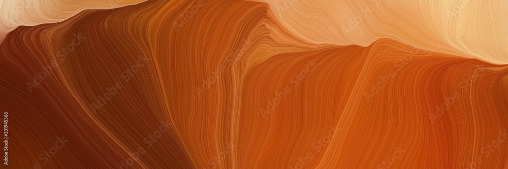 very futuristic background banner with sienna, sandy brown and dark red color. modern soft curvy waves background design very futuristic background banner with sienna, sandy brown and dark red color. modern soft curvy waves background design