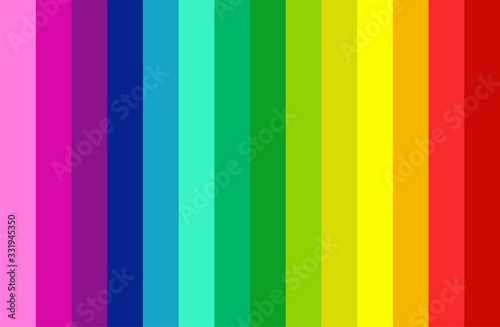 Rainbow with gradient, Colorful abstract background, vector design © ppdesign
