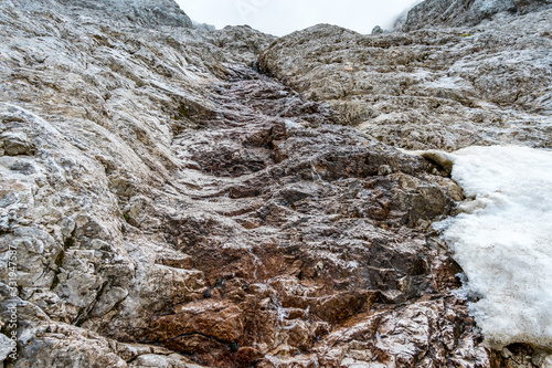 Beautiful hike and climb to the Zugspitze near Ehrwald and Eibsee, the highest mountain in Germany