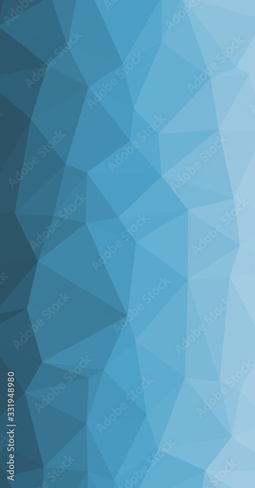 Fototapeta premium Low Polygonal Computation Art background illustration
