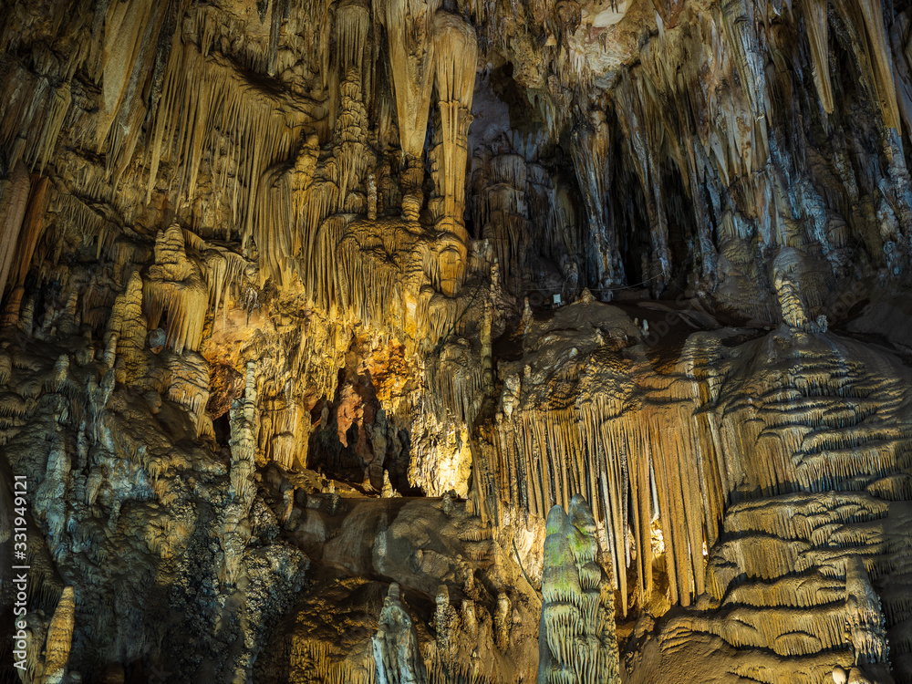 Dripstone caves in Nerja, Spain