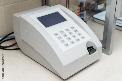 Automatic hematology analyzer in the laboratory for quick diagnosis of diseases