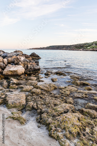 Konnos bay at sunset, Protaras, Cyprus