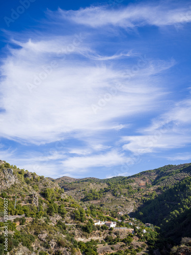 landscape with mountains and blue sky © Lari