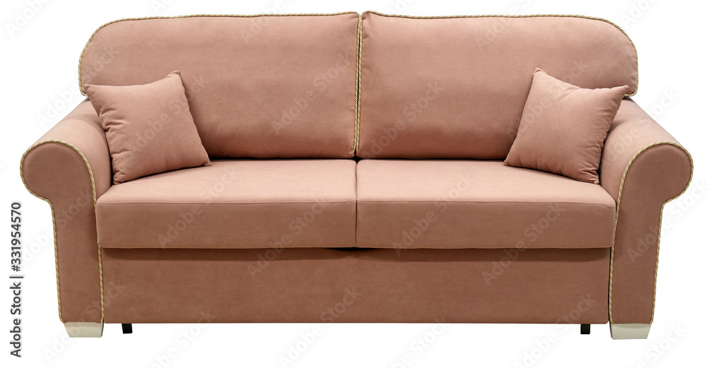Fototapeta premium Sofa isolated on white background. Including clipping path