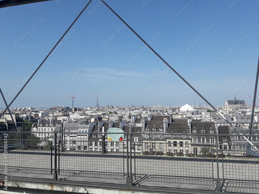 Naklejka premium centre pompidou paris