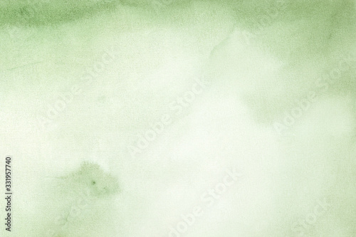 Green abstract watercolor background in high resolution