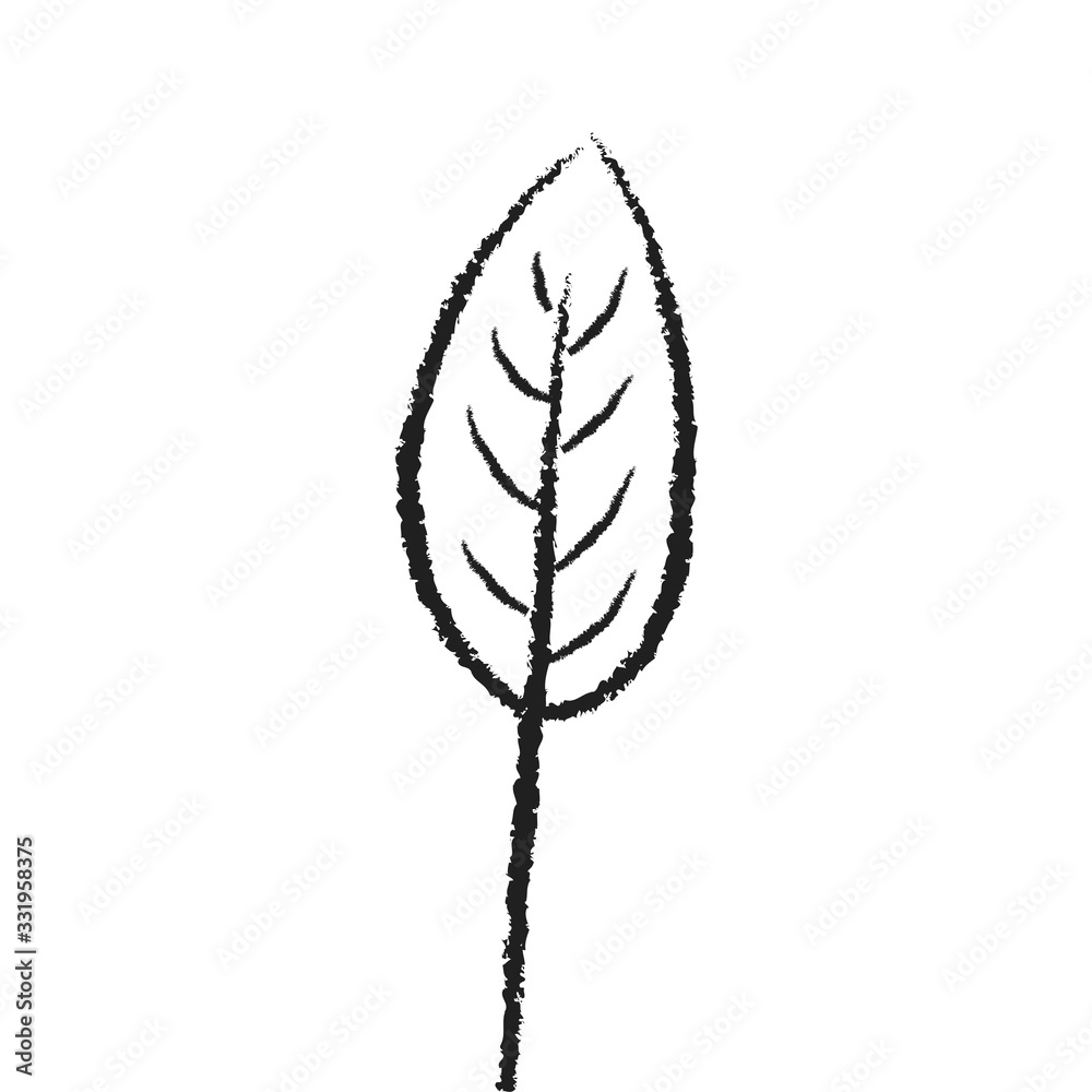 Spring flower. Hand drawn doodle element. - vector Spring flower. Hand drawn doodle element. - vector