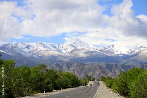 Mountain Road Kyrgyzstan