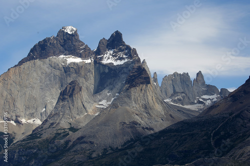 Cuernos del Paine  Mirador Nordernskj  ld  Parque Nacional de las Torres del Paine  Patagonia  Chile