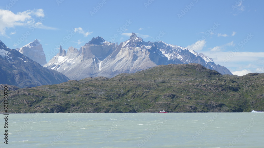 Lago Grey, Parque Nacional Torres del Paine, Patagonia, Chile