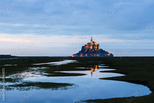 Zig Zag en baie du Mont Saint michel photo