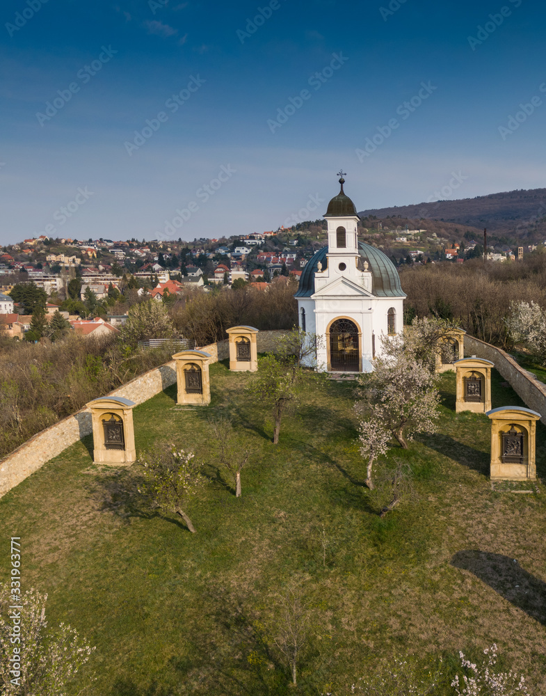 Fototapeta premium Small chapel in Pecs, hungary