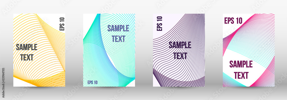 Geometric template with lines Geometric template with lines