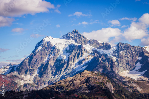 Amazing mountain landscape, Mount Shuksan, Washington st