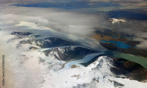 Glaciar Murallón, Cono, Bertachi y Uppsala, Parque de los glaciares, Patagonia photo