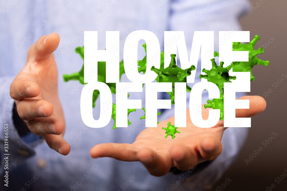 Home office of self quarantine digital. Home office of self quarantine digital.