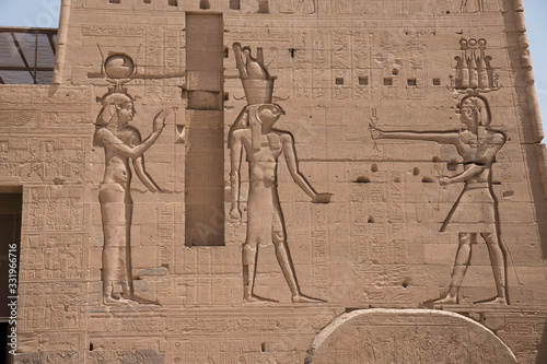 Фотография Philae Temple on the Nile River, Aswan, Egypt, on Agilkia Island.