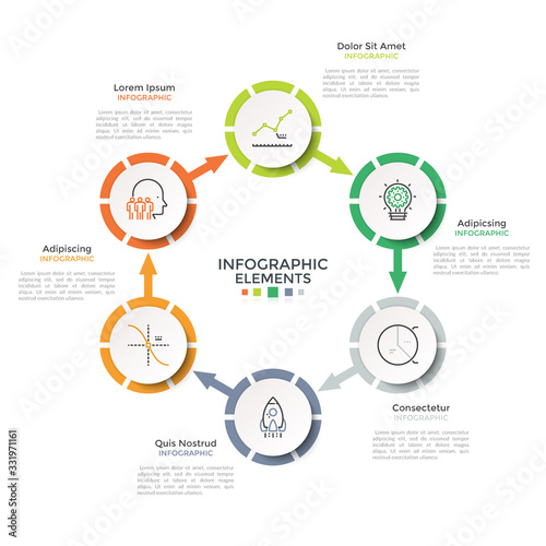 Modern Infographic Template. Vector