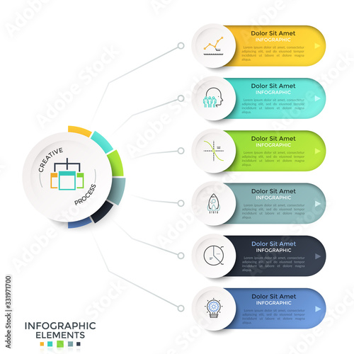 Modern Infographic Template. Vector